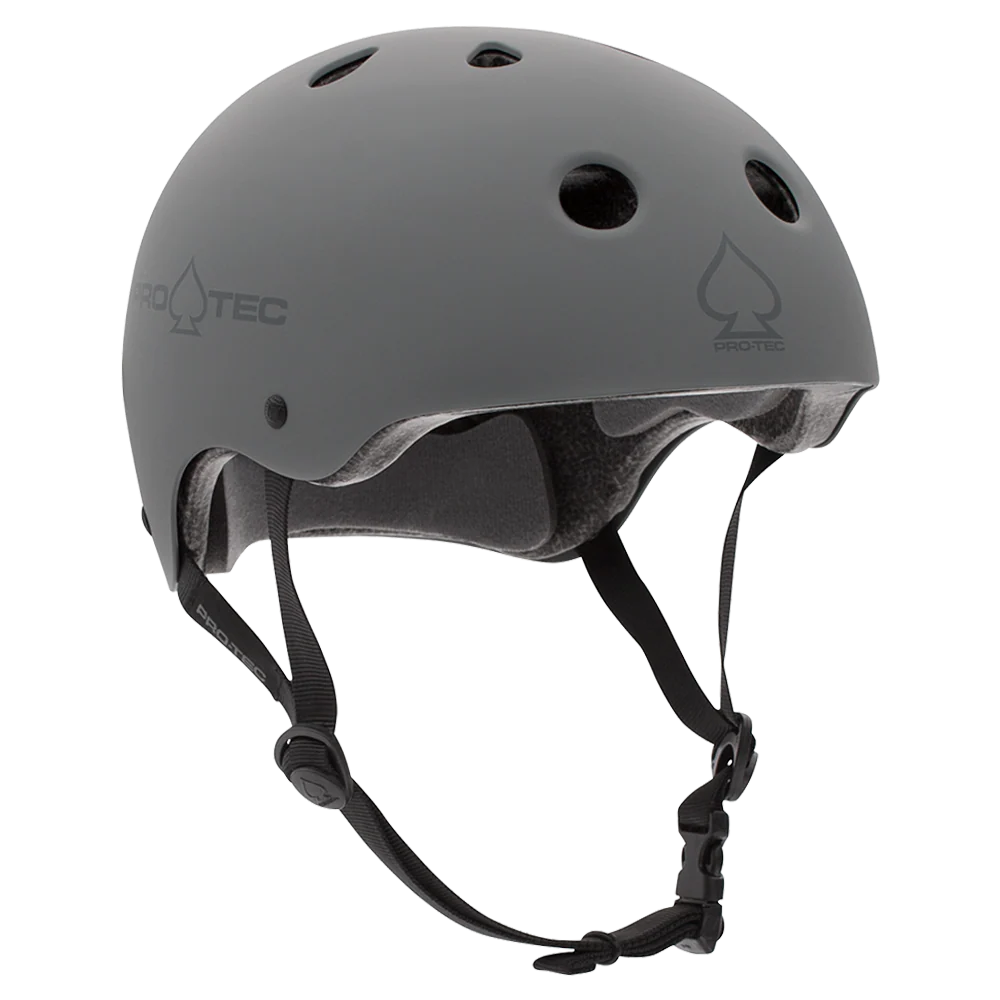 Pro Tec - Classic Skate Certified Helmet (Matte Gray)