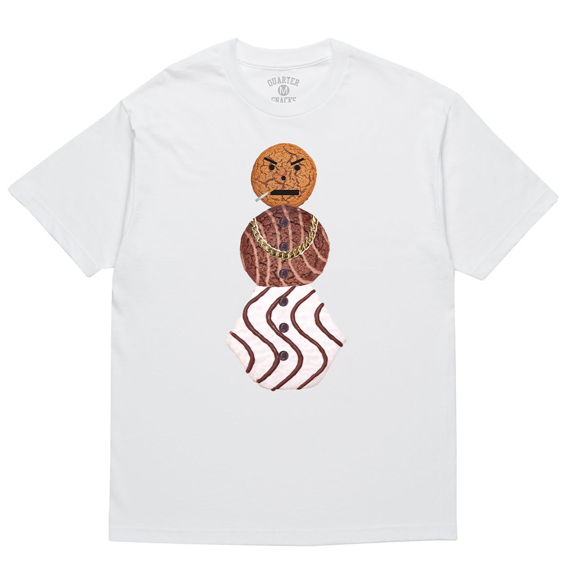 Quarter Snacks - Big Snackman Shirt (White)