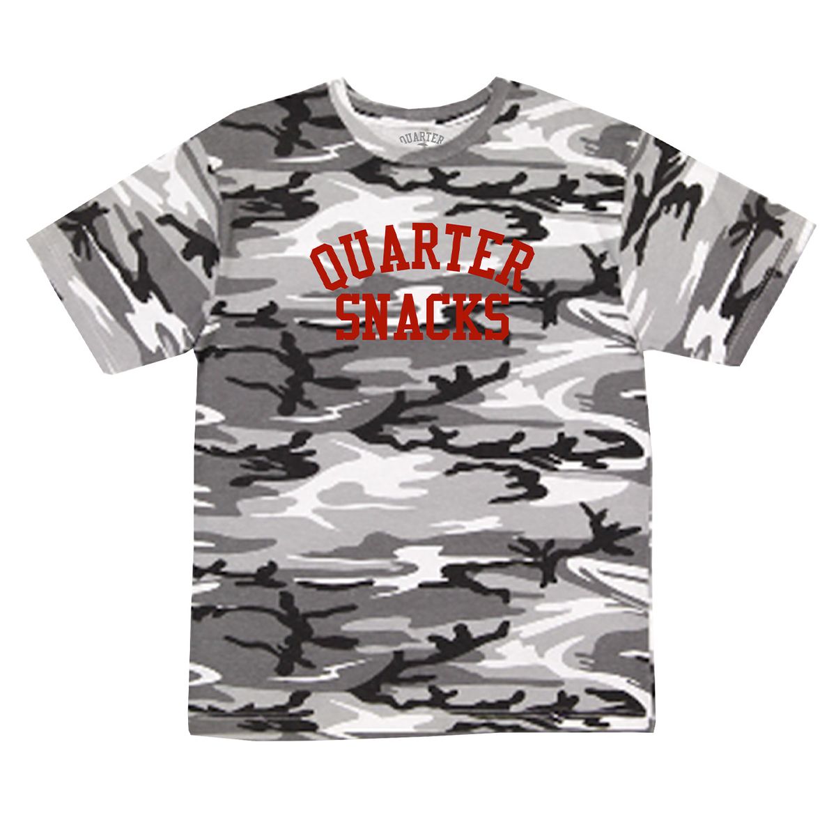 Quarter Snacks - Camo Arch Shirt (Black/White)