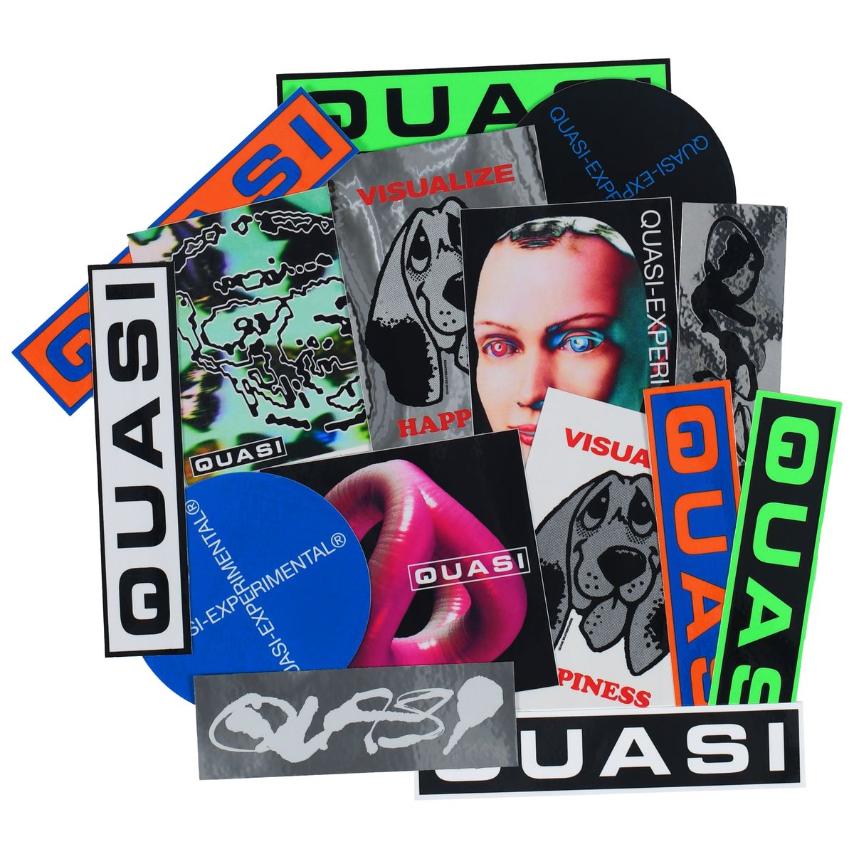 Quasi - 8 Assorted Sticker Pack