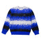 Hoddle - Spray Distorted Knit Sweater (Blue/Grey/black) *SALE