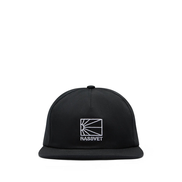 Paccbet (Rassvet) - 5 Panel Logo Strapback Hat (Black)