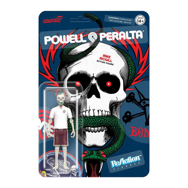 Powell - Powell-Peralta x Super7 ReAction Figures Wave 5 Mike McGill Mt. Trashmore '85