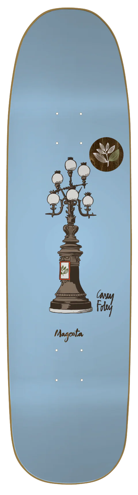 Magenta - Casey Foley Relic Series Square Shape Deck (8.5")