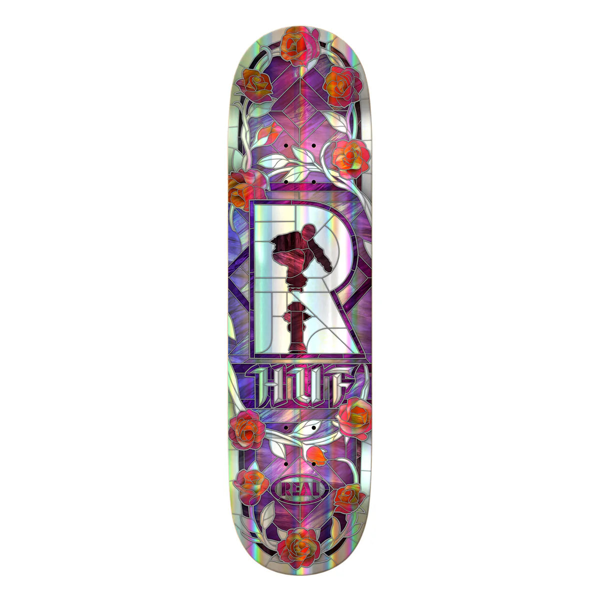 Real - Keith Huf Holographic Rainbow Cathedral Deck (8.25")