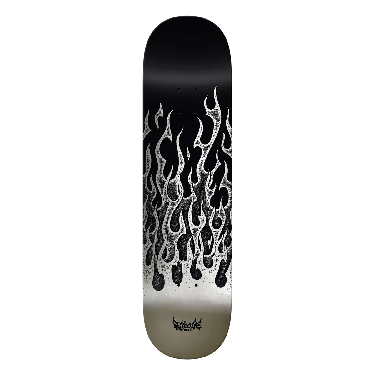 Real - Nicole Hause Flames Redux Twin Nose Deck (8.5")