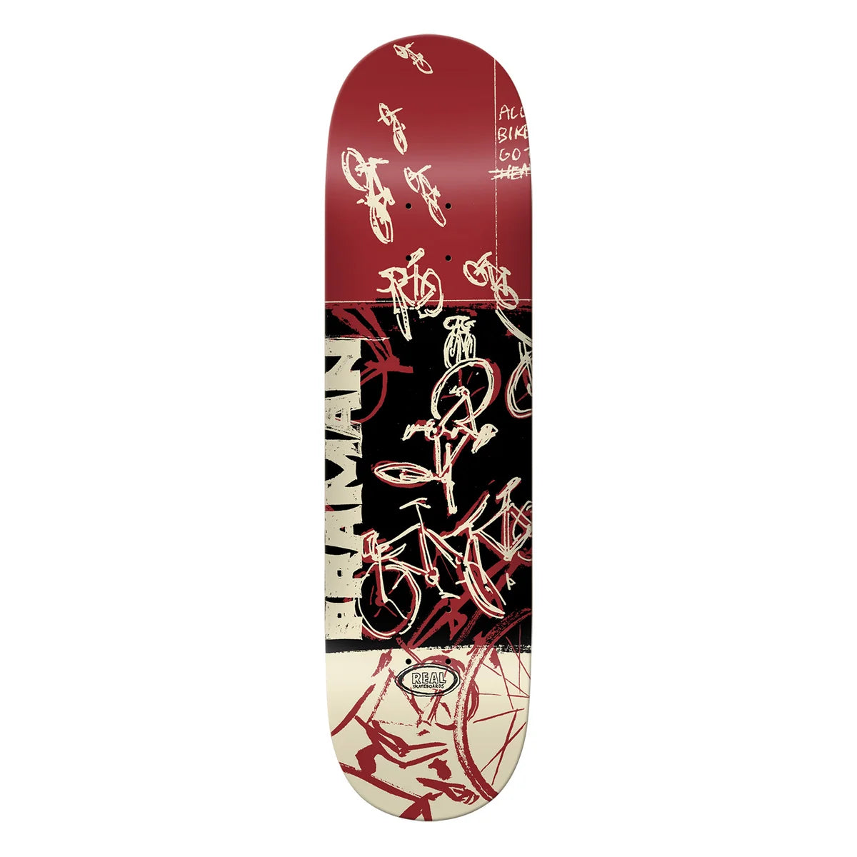Real - Patrick Praman Bike Purgatory Deck (8.25")