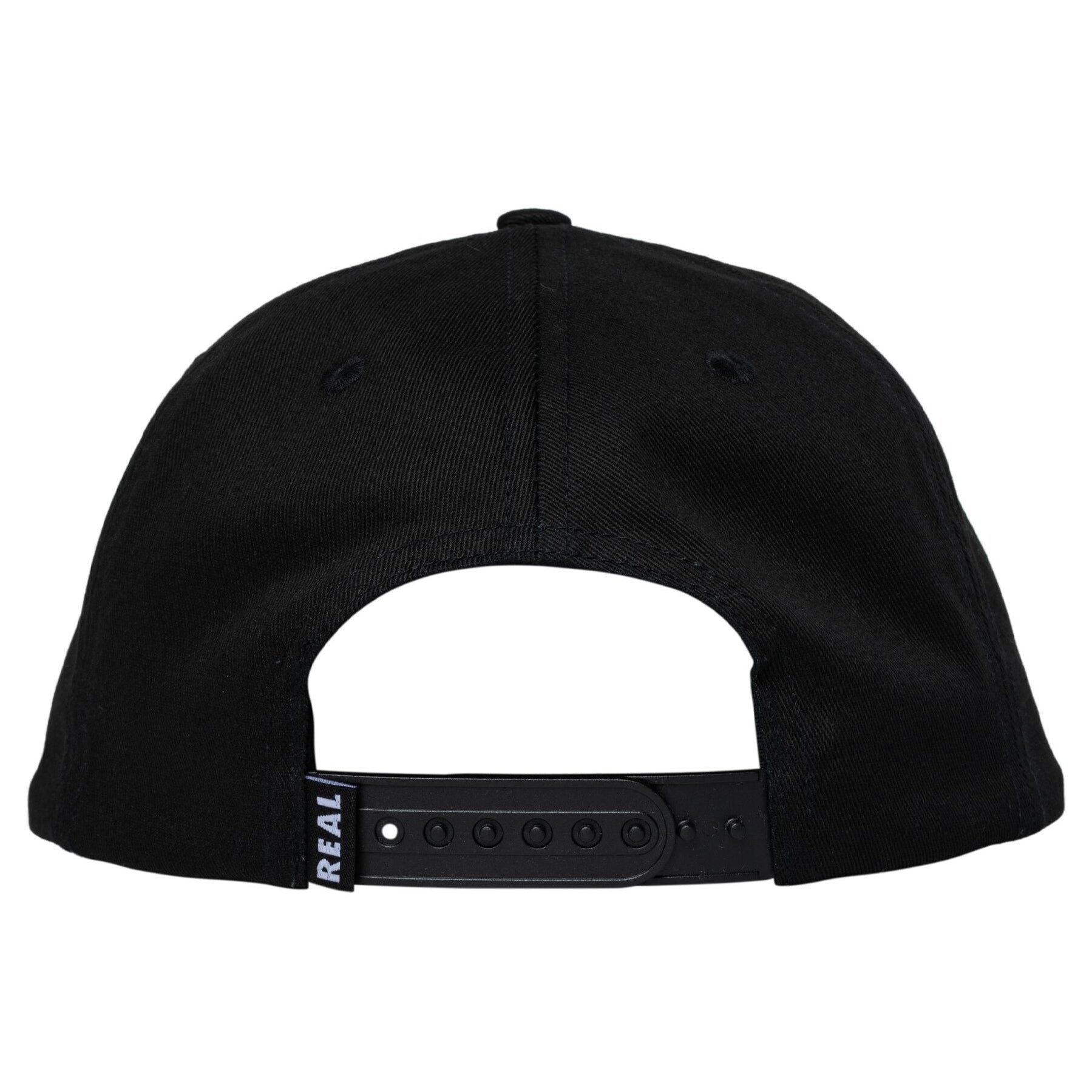 Real - Scripted Snapback Hat (Black/Yellow)