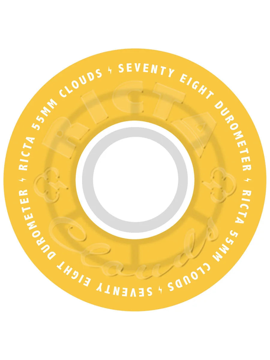 Ricta - Clouds Transparent Citrus White 78a Wheels (55mm)