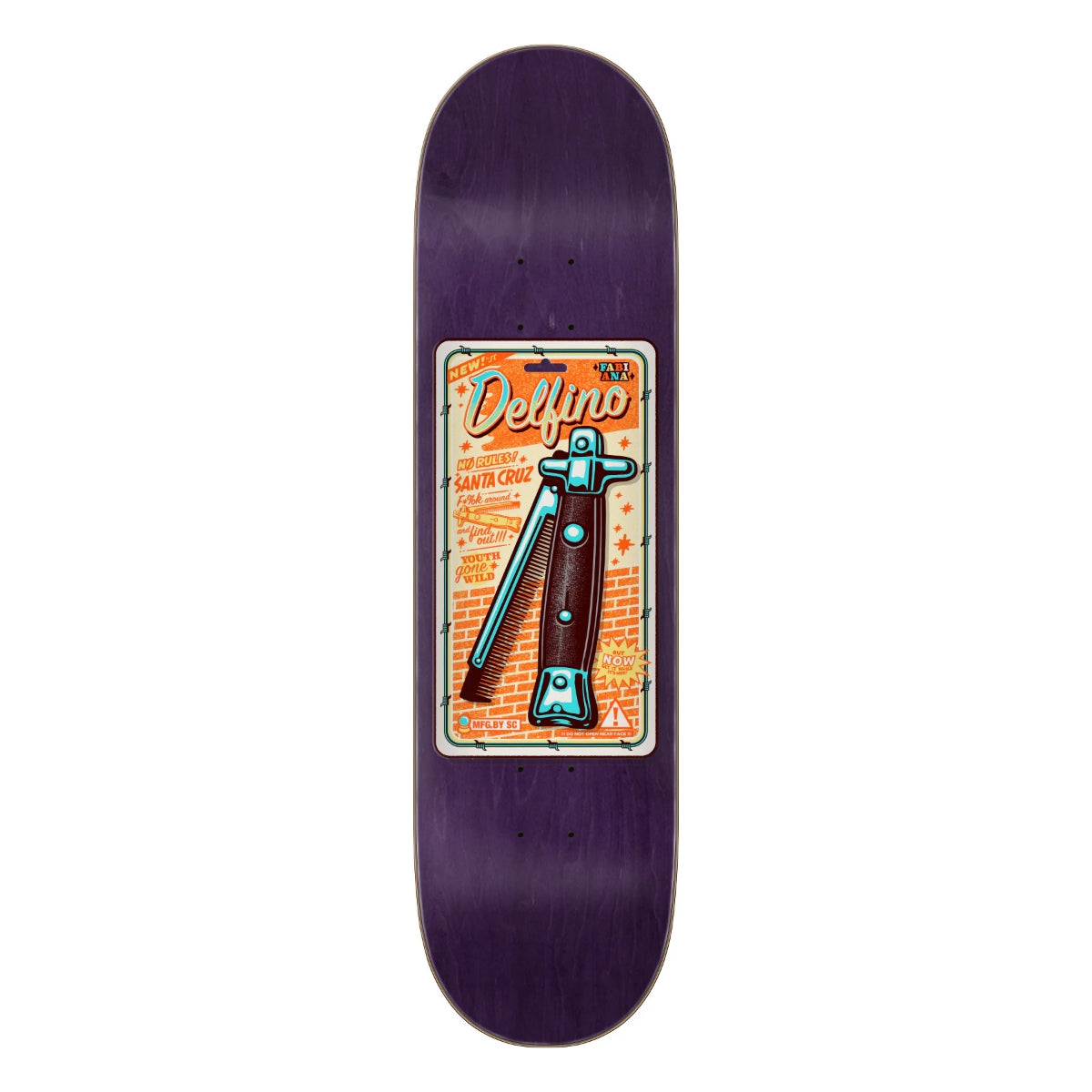 Santa Cruz - Delfino Switchblade Deck (8.25")