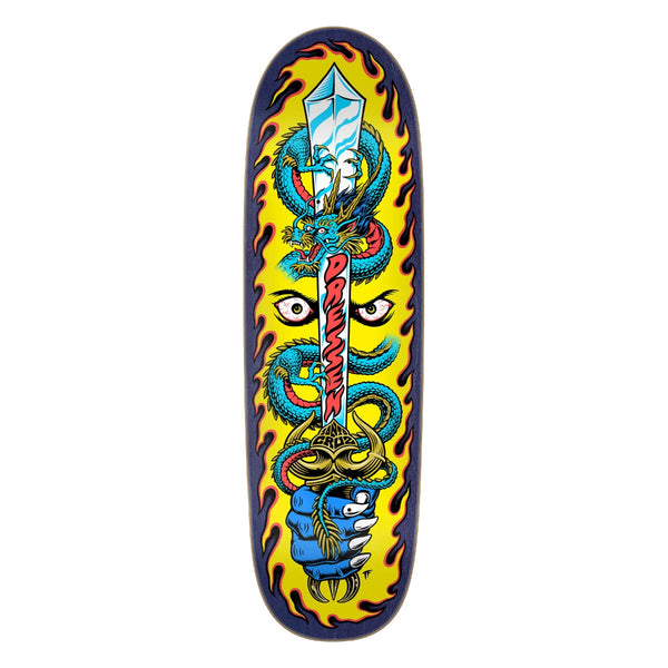dressen skates Santa Cruz 9.25in Dressen Skull Rose Shaped Skateboard Deck