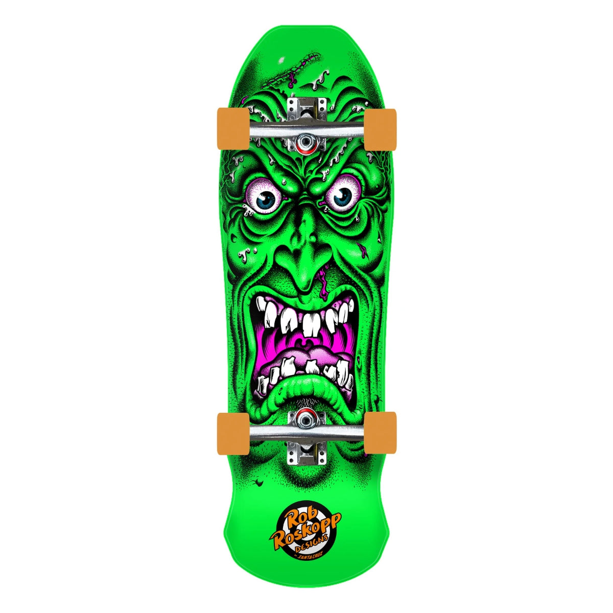 Santa Cruz - Rob Roskopp Face Green Reissue Premium Cruiser Complete (9.5")