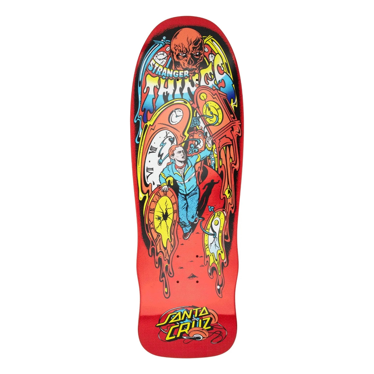Santa Cruz - Stranger Things Grabke Max Melting Clock Deck (9.7")