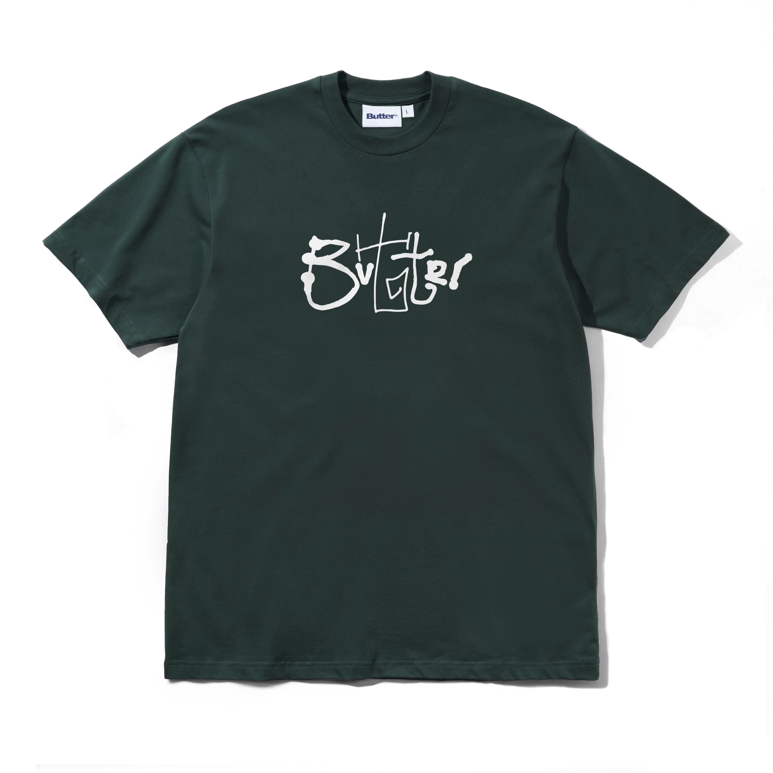 Butter Goods - Scribble Shirt (Dark Forest)