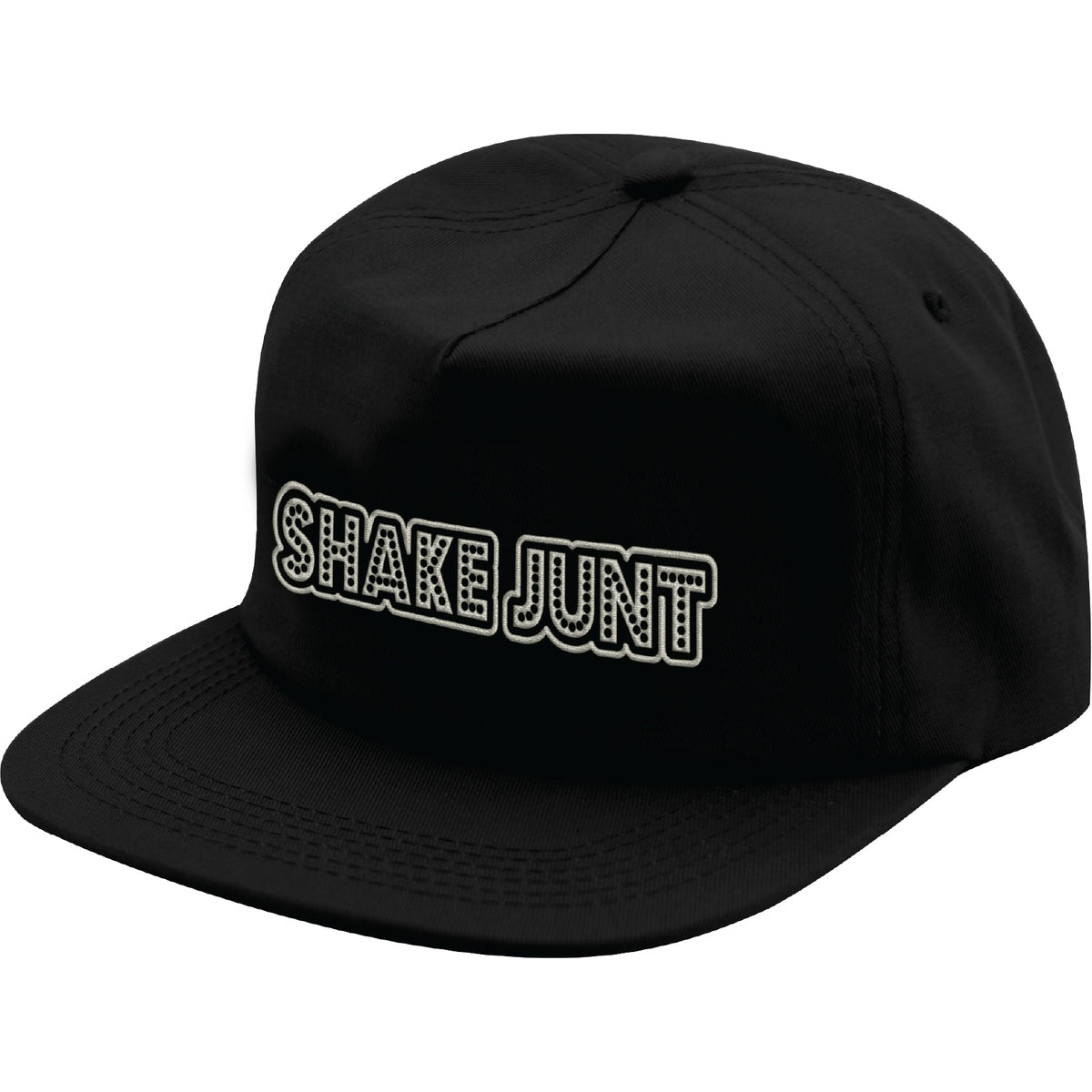 Shake Junt - Stretch Logo Snapback Hat (Black)