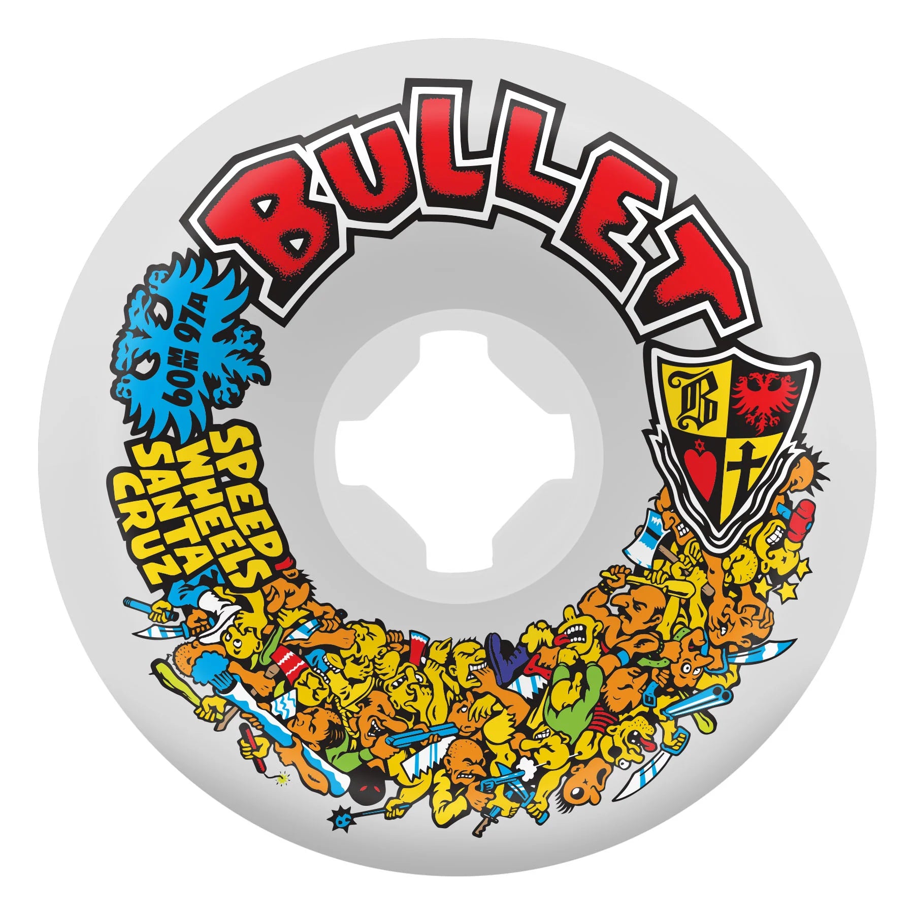 Slime Balls - Bullet Riot Vomit White 97a Wheels (60mm)