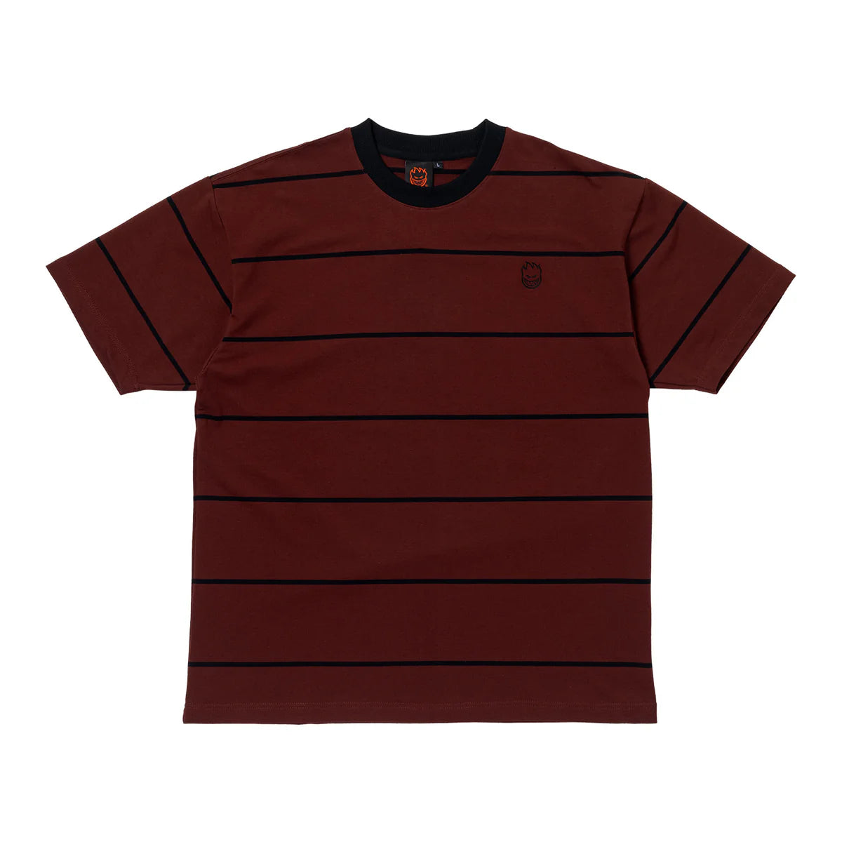 Spitfire - Bighead Stripe Shirt (Burgundy/Black)