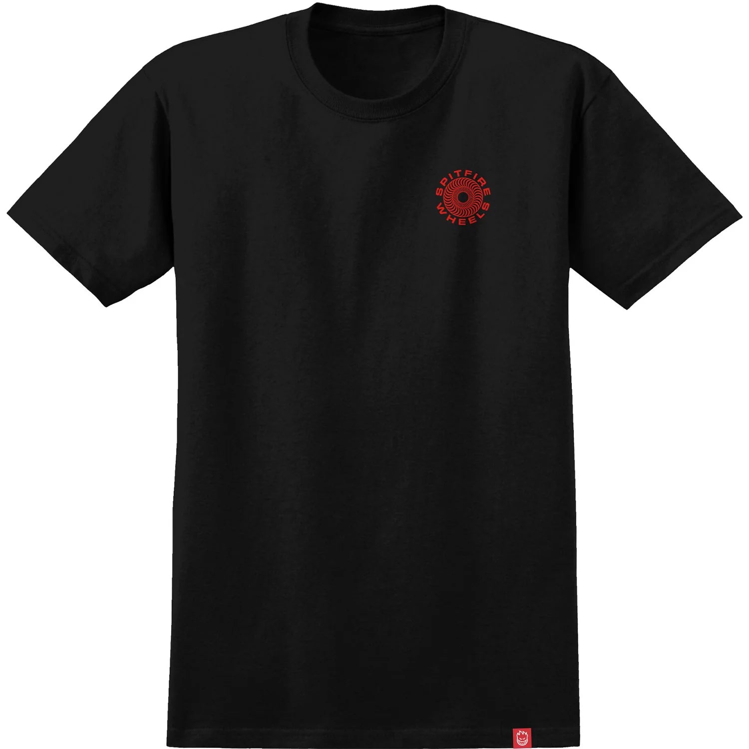 Spitfire - Classic 87 Swirl Fill Tee (Black/Red)