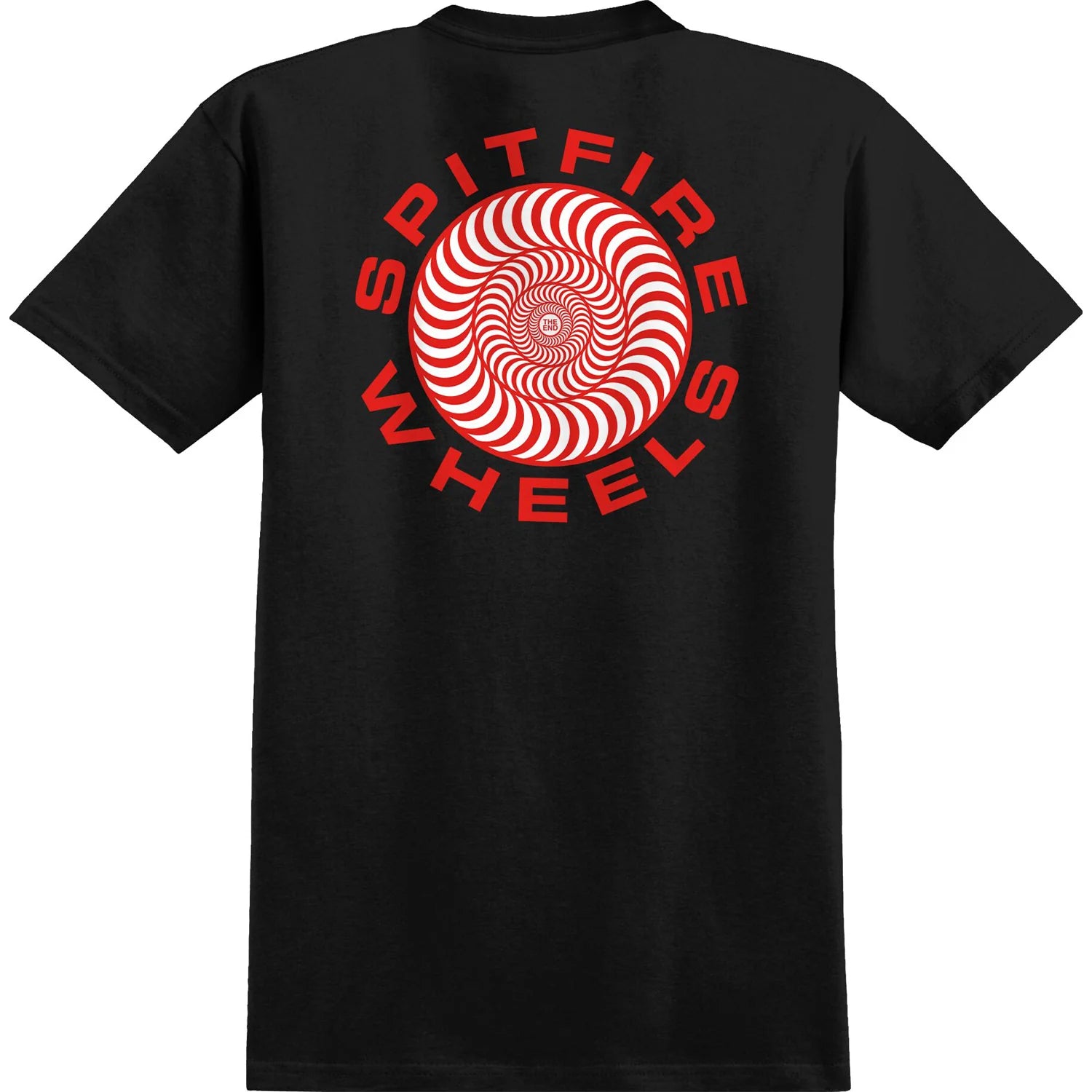Spitfire - Classic 87 Swirl Fill Tee (Black/Red)