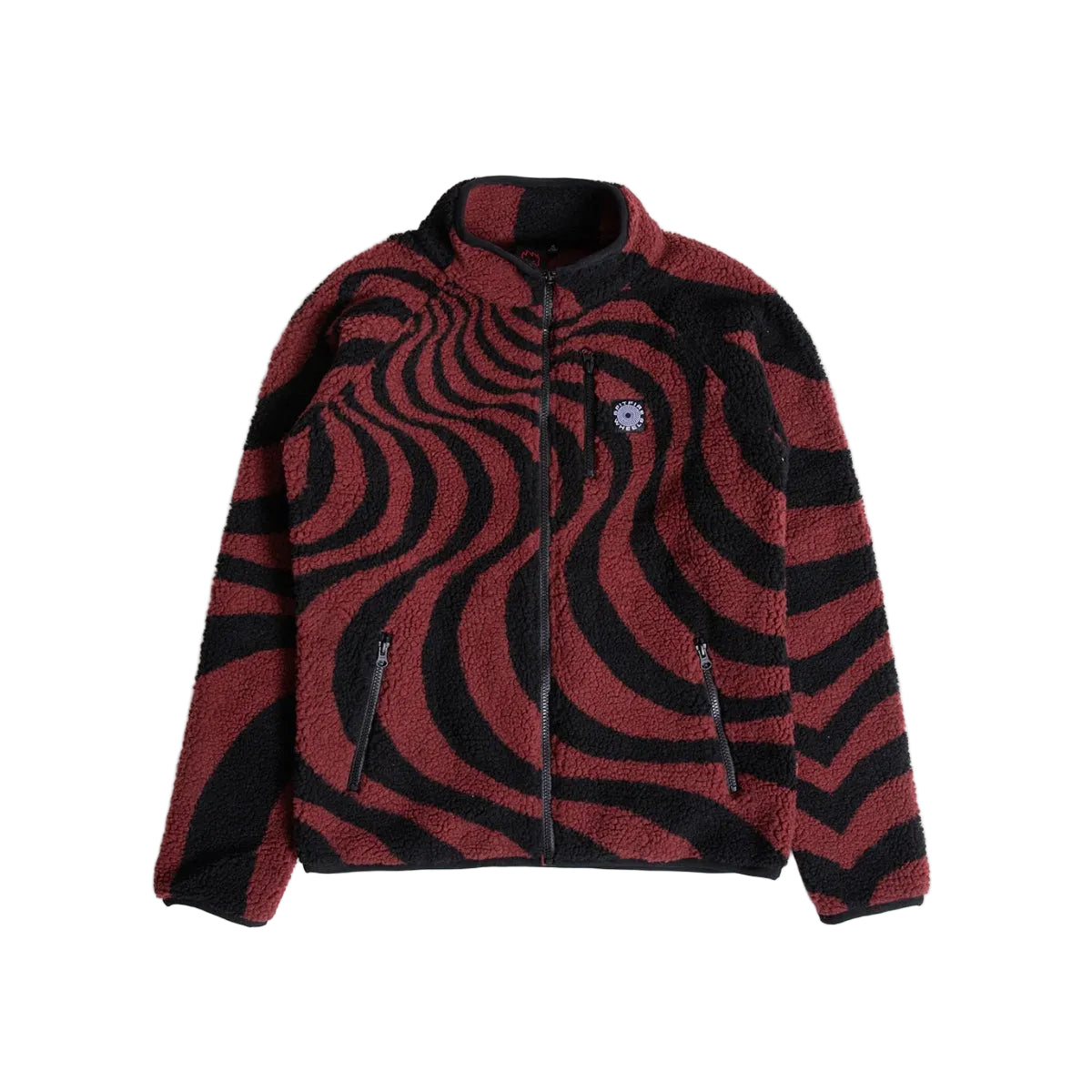 Spitfire - Classic 87 Swirl Fleese Jacket (Red/Black)
