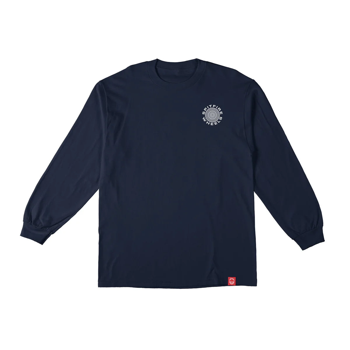 Spitfire -  Classic 87 Swirl Longsleeve Tee (Navy/White)