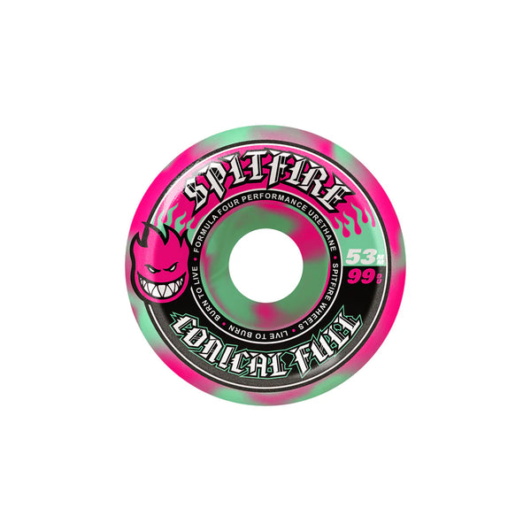 Spitfire - Formula 4 Conical Full Swirl 99a Wheels (53mm Spitfire - Formula 4 Conical Full Swirl 99a Wheels (53mm
