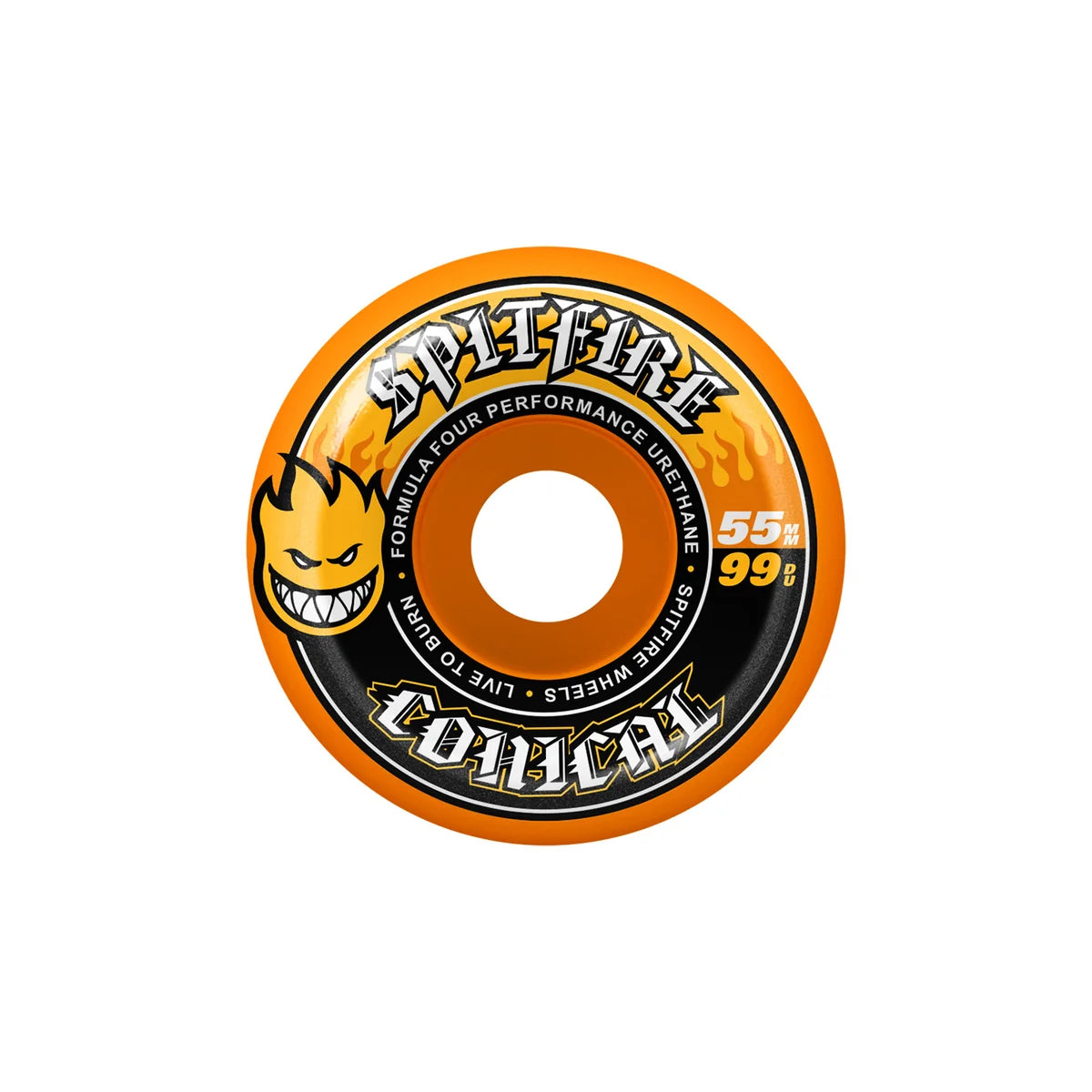 Spitfire - Formula 4 Conical Orange Wheel (55mm)