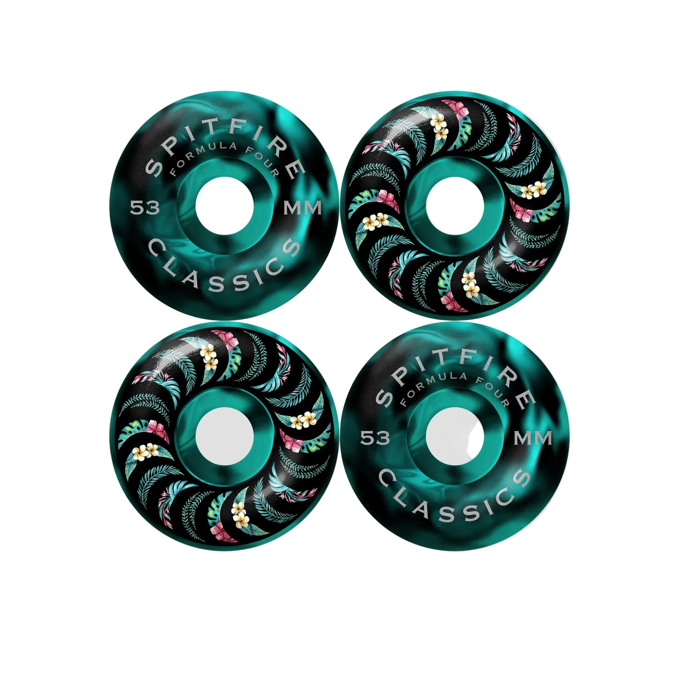 Spitfire - Formula 4 Floral Classic Swirl 99a Wheels (53mm)