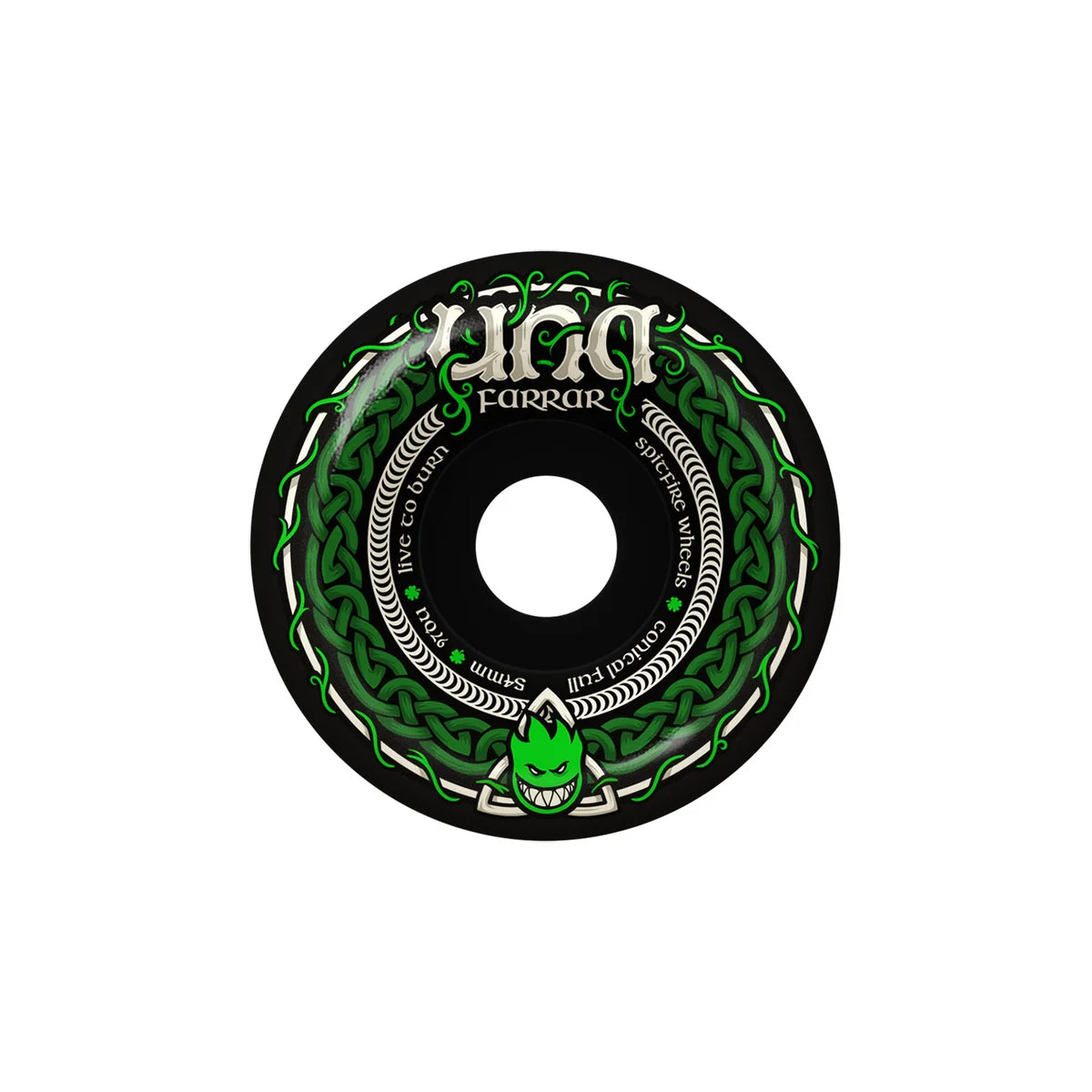 Spitfire - Formula Four Una Trinity Conical Full Black 97DU Wheel (54mm)