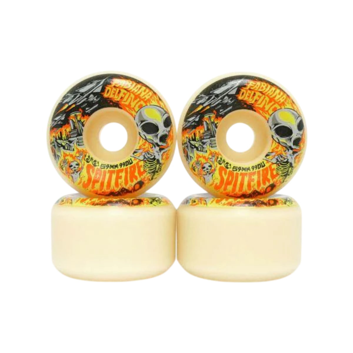 Spitfire - Formula 4 Fabiana Delfino Invasion Conical Full 99a Wheels (53mm/54mm)