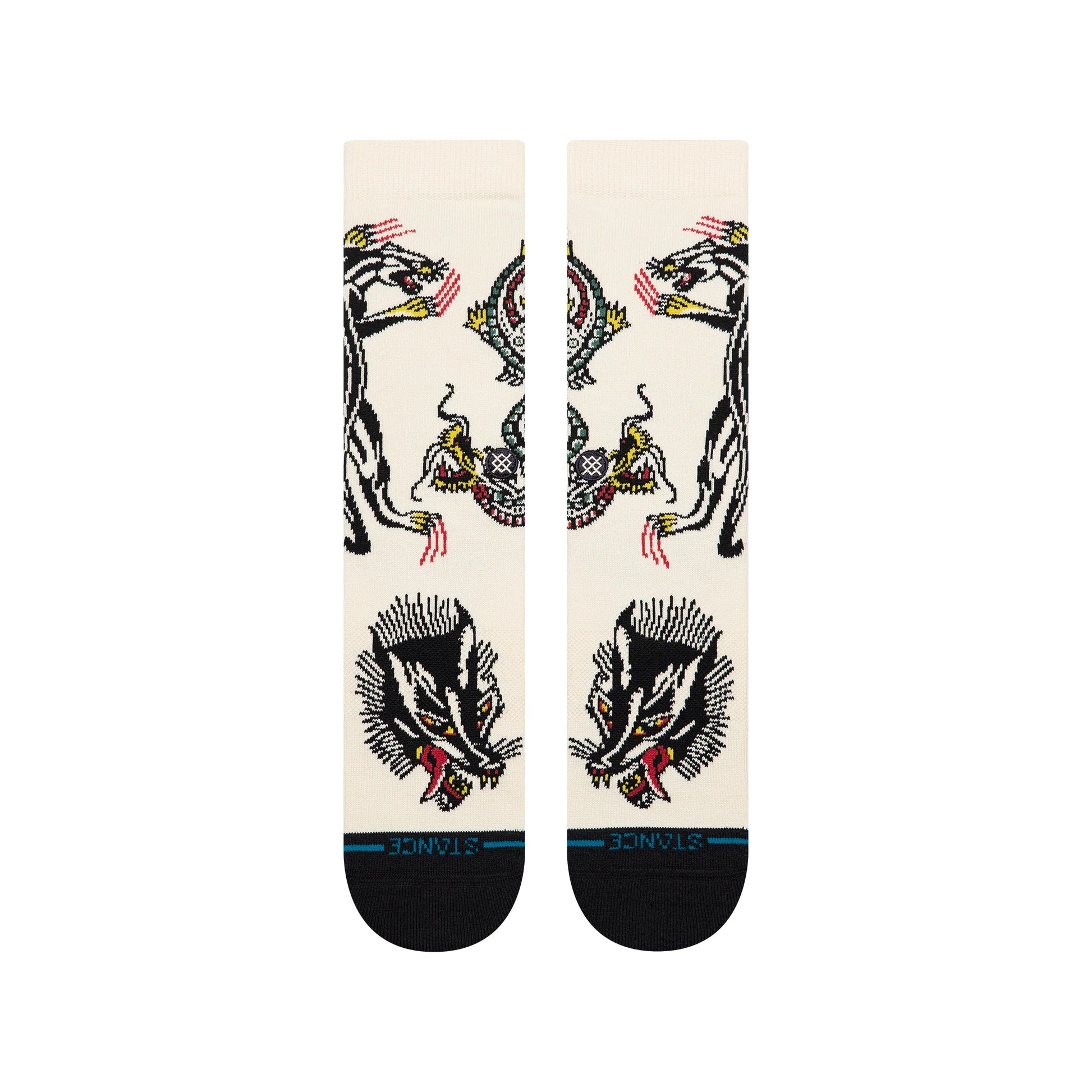 Stance - Battle Crew Sock (Cream)