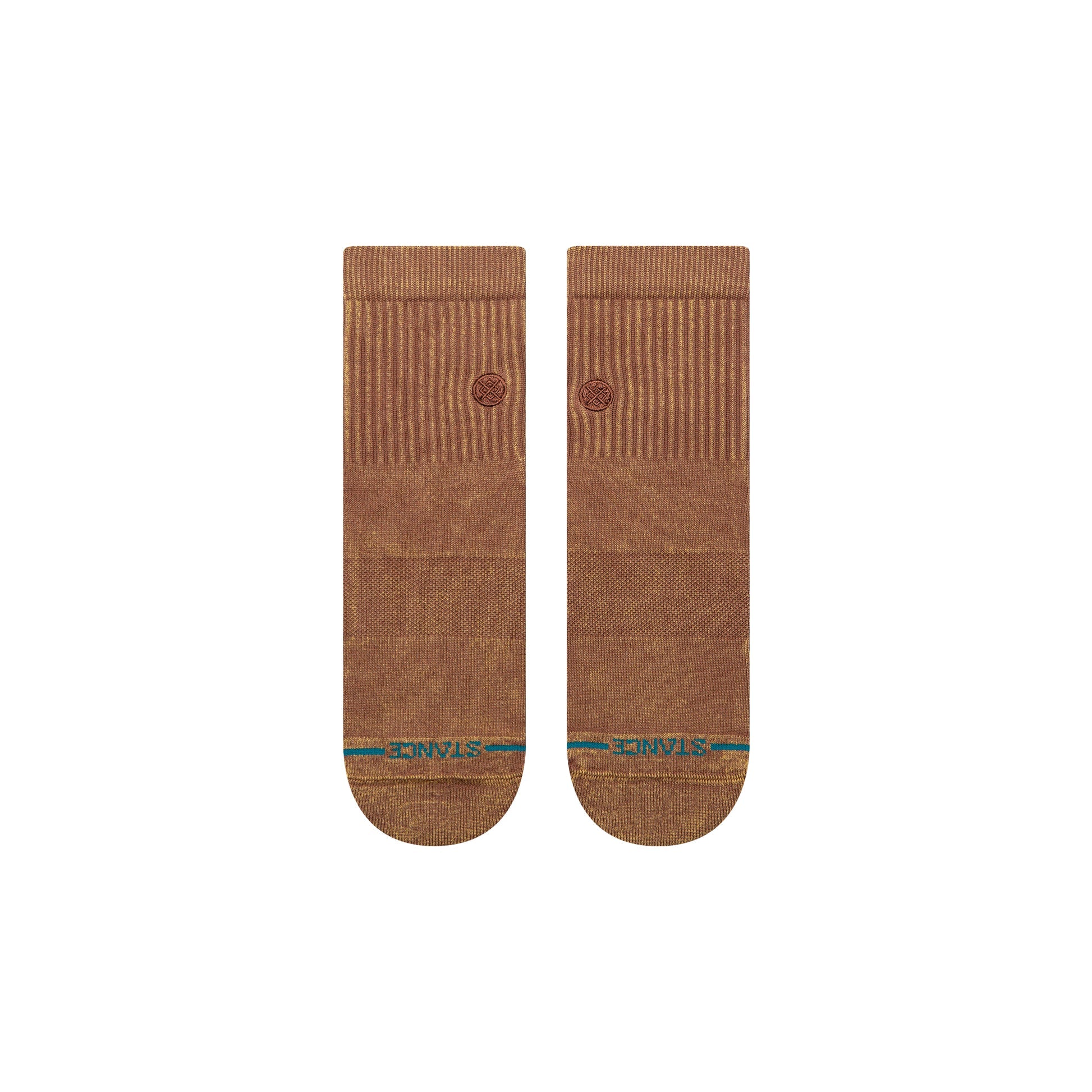 Stance - Icon Washed Quarter Sock (Brown)