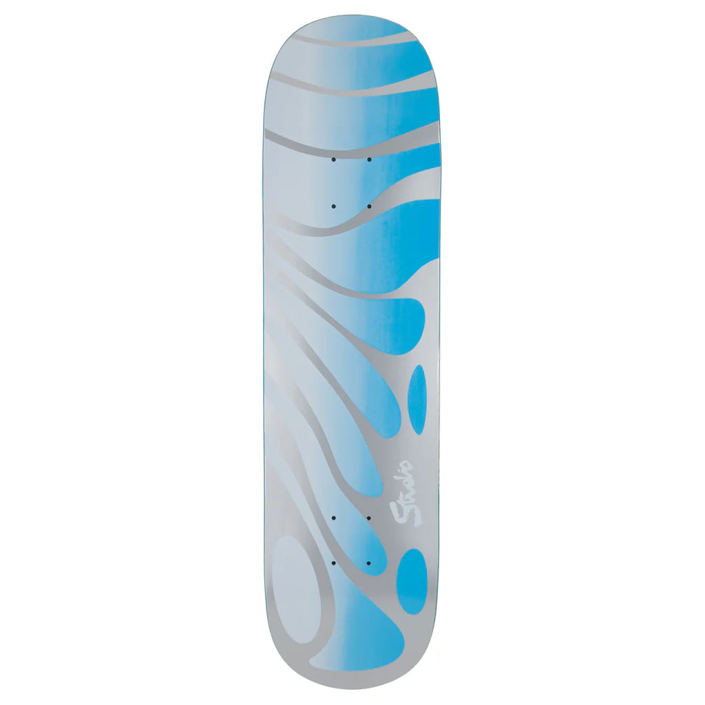 Studio - Organic Plus Silver/Blue Fade Deck (8.375")