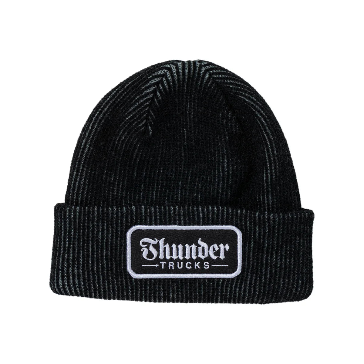 Thunder - Script Patch Cuff Beanie (Grey)