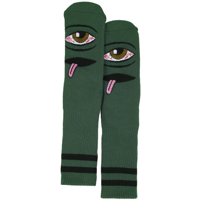 Toy Machine - Bloodshot Eye Socks (Forest)