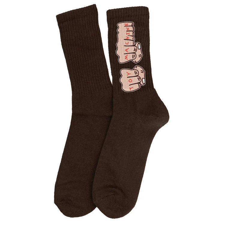 Toy Machine - Fists Sock (Brown)