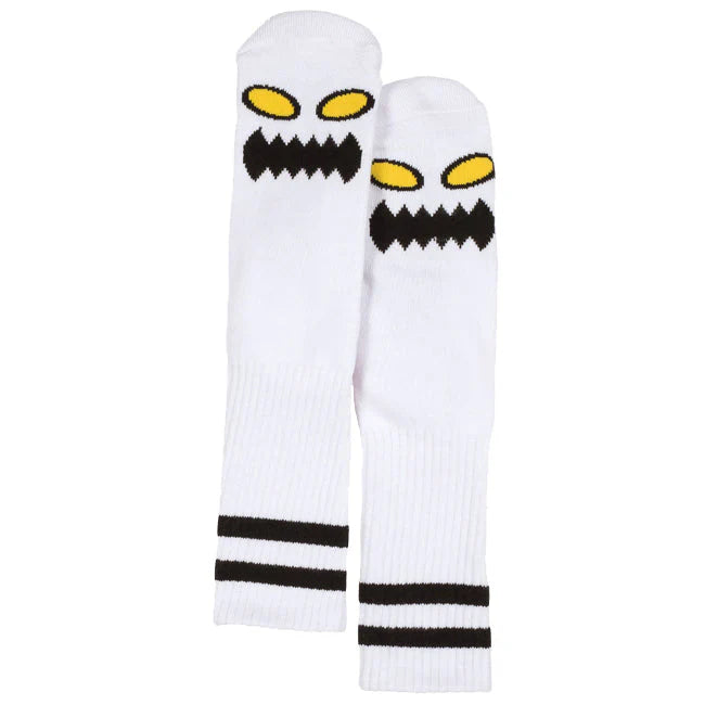 Toy Machine - Monster Face Sock (White)