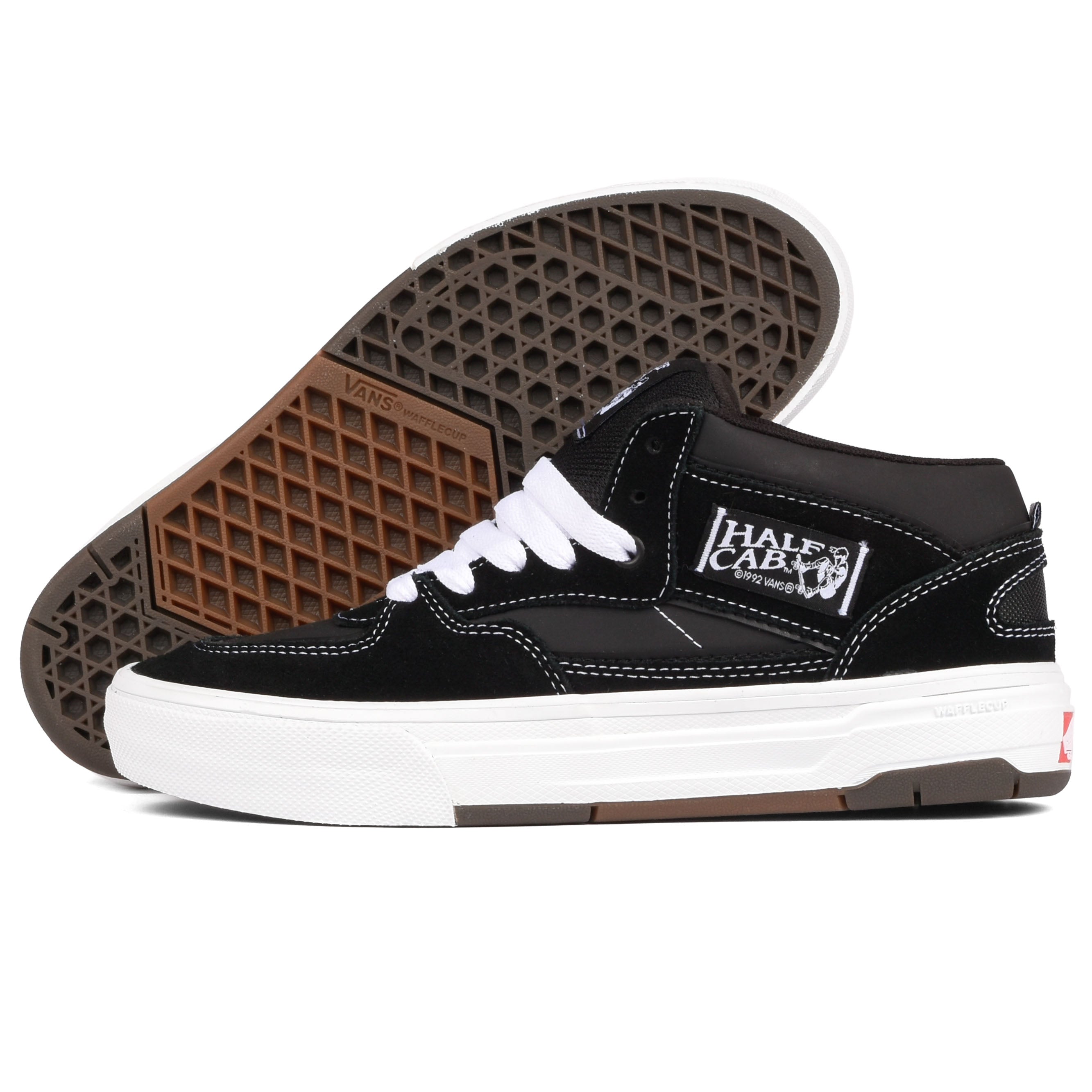 Vans - Skate Half Cab Wafflecup (Black/White) – 303boards.com