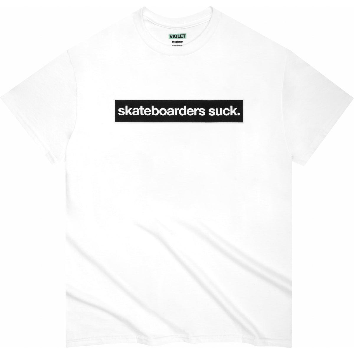 Voilet - But We're Cooler Than Everyone Else Tee (White)