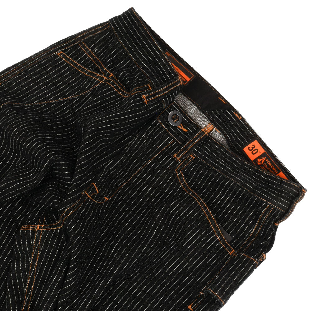 Volcom - Dialed Work Pant (Black Stripe) *SALE