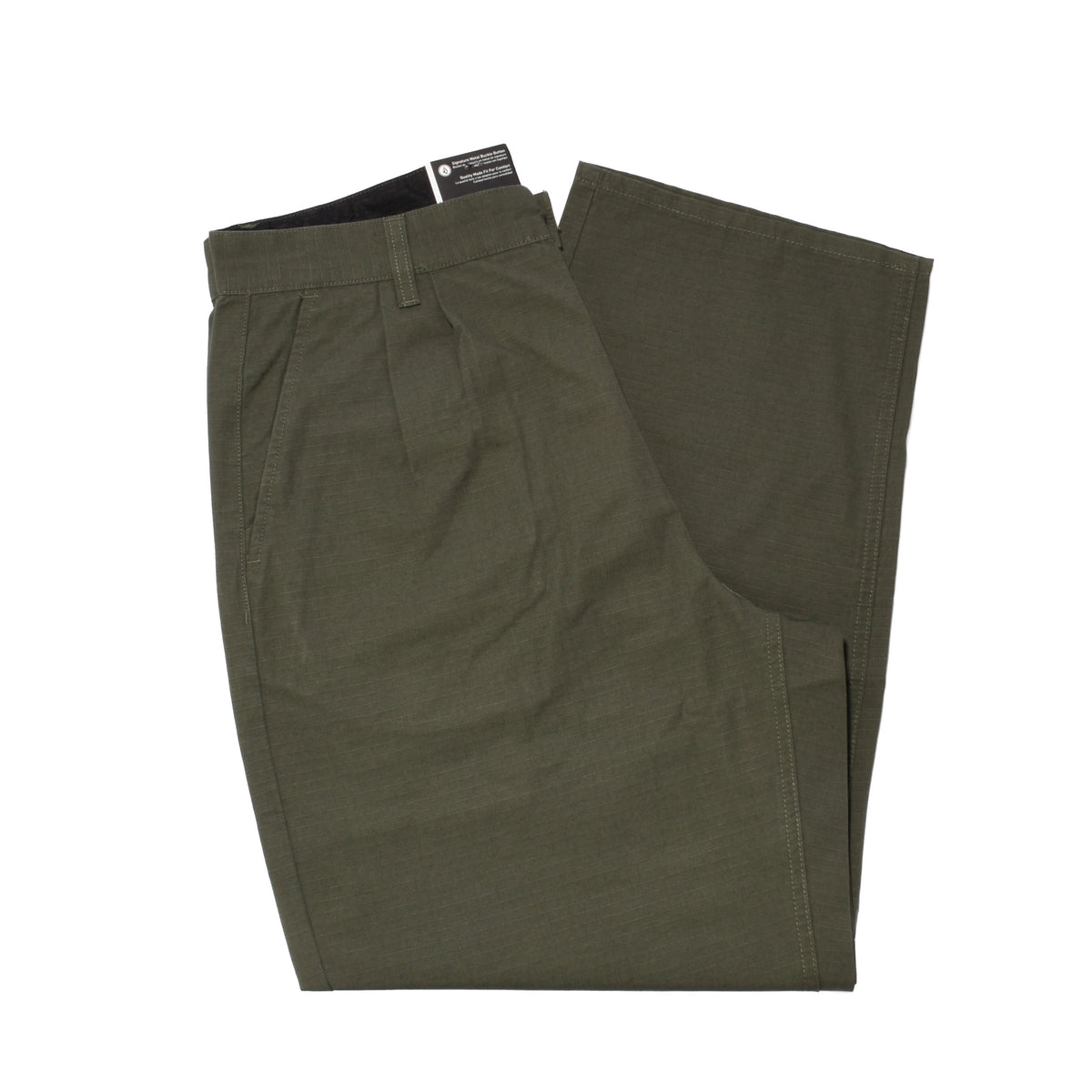 Volcom - Skuds Loose Fit Pleat Pant (Climbing Ivy)