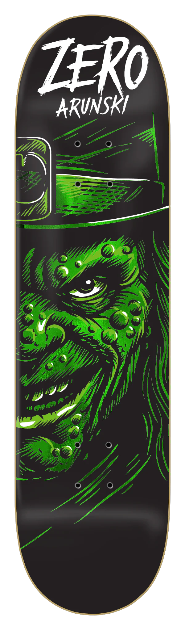 Zero - Adam Arunski Fright Night Green Foil Deck (8.5")