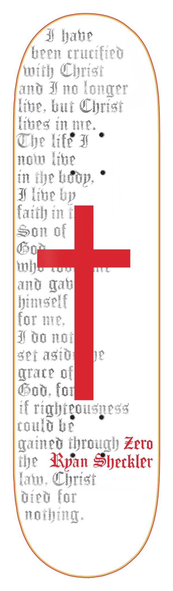 Zero - Ryan Sheckler Cross Deck (8.25")