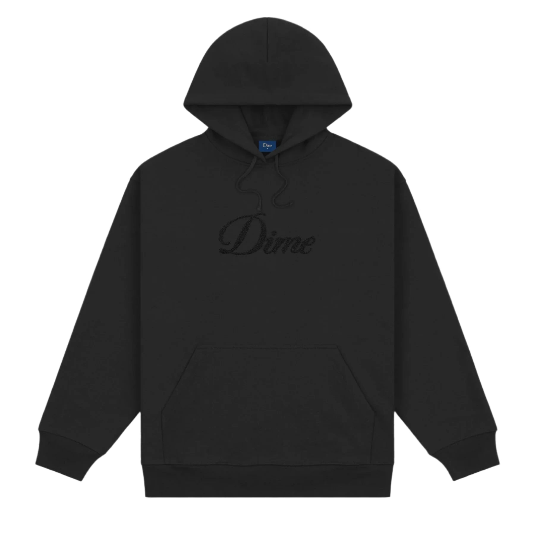 Dime ロゴパーカー ブラック S Dime - Chenille Logo Hoodie (Black) *SALE – 303boards.com