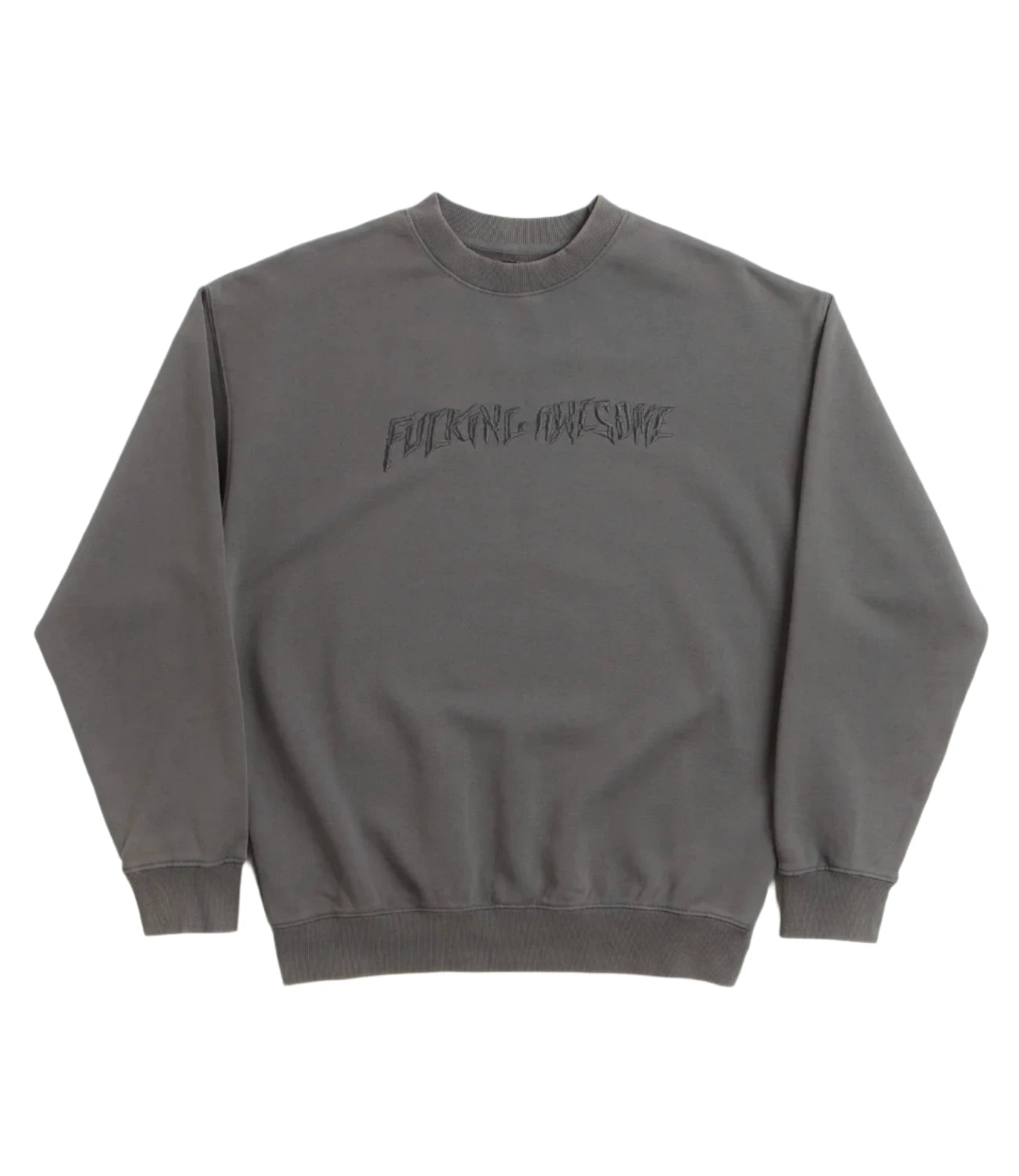 【FUCKING AWESOME】 DISTRESSED STAMP CREW BLACK Fucking Awesome - Distressed Stamp Crew (Black) – 303boards.com