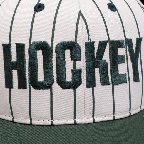 Hockey - Pinstriped Hat (Cream)
