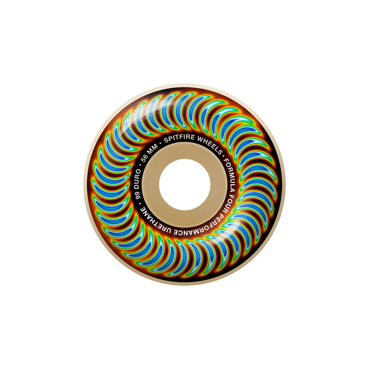 56-99新品SPITFIRE classic56mm FORMULAFOUR Amazon.com : Spitfire Skateboard Wheels F4 Classics 99A Blue