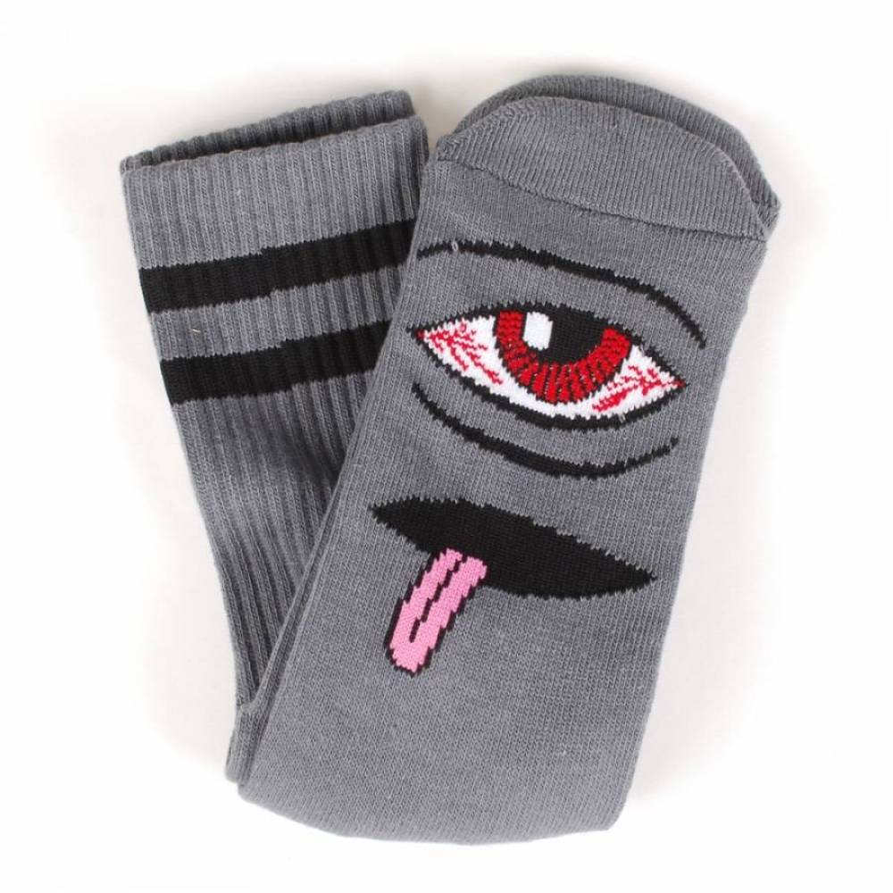 Toy Machine - Bloodshot Eye Socks (Grey)