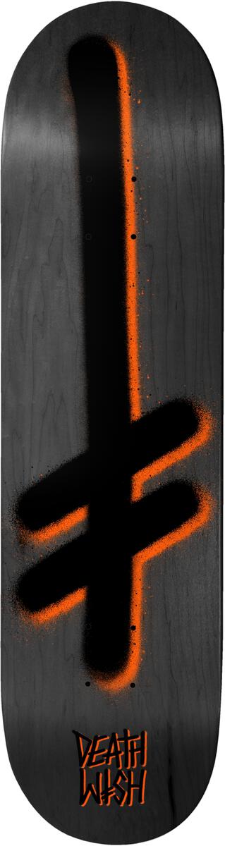 Deathwish - Gang Logo Black/Orange Deck (8.475") *SALE