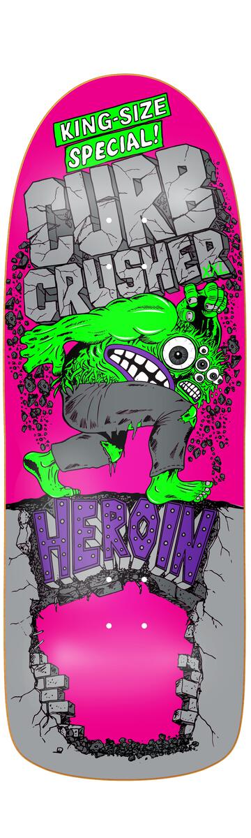 Heroin - Curb Crusher XXL Deck (10.25") *SALE